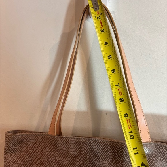 SHARIF NEW YORK TOTE Handbag Purse Leather Rhinestone Owl Design Textured - Picture 6 of 12